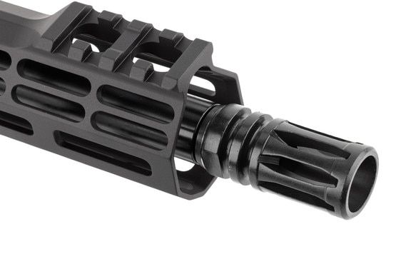 Aero Precision EPC-9 Threaded 16" 9mm Complete Upper Receiver has an A2 flash hider and ATLAS S-ONE 15" Handguard